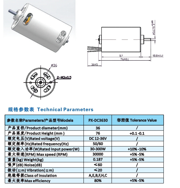 Model No : PX-DC3630